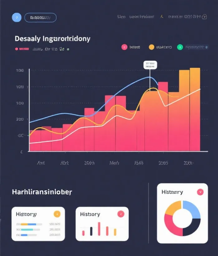 历史数据可视化分析示意图